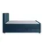 Livetastic BOXSPRING POSTELJA 180 cm  x 200 cm , les, kovina, umetna masa, tekstil modra