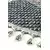 Conceptum Hypnose Tepih Bukle 1403, O160 cm, Teget-sivi