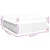 Vidaxl Box spring postelja z vzmetnico krem 200x200 cm blago