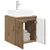 Umivaonik s policom Hrast artisan 49,5 x 41 x 62,5 cm