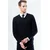 TUDORS Muški džemper Slim Fit crni