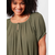 KAFFE CURVE Bluza Ami, rjava
