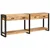 Konzolni stolovi 2 pcs Smeđa 200 x 33 x 75 cm Čvrsto drvo manga