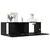 Set TV komoda 8 pcs 100 x 30 x 30 cm Crni hrast