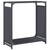 Stalak za drva antracit 60x28x65 cm hladno valjani čelik