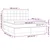 Vidaxl Box spring postelja z vzmetnico LED krem 160x200 cm blago