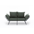 Atelier del Sofa Dvosed na razvlačenje Viper, Zeleni