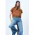 Trend Alacati Stili Ženska bluza Alc-X14615, Smeđa