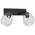 Stropni reflektor Crna 33 x 13 x 26 cm Staklo i Metal