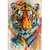 Slika tiger v imitaciji umetniške slike - 20x30