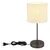 Globo 51540108 - Stona lampa THEA 1xE27/25W/230V crna/bež