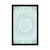 Plakat detajl Mandale harmonije na modrem ozadju - 60x90 no frame