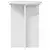 Stalak za biljke 2 pcs Bijela visokog sjaja O29,5 x 40 cm