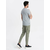 Ombre BASIC mens classic cotton tee-shirt with a crew neckline - grey melange
