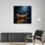 Canvas Slika na platnu Brod na pučini 2, 80x80 cm, Sa ramom, Bela