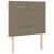 Vidaxl Box spring postelja z vzmetnico taupe 90x190 cm blago