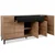 Homestyle4U Komoda, 180x41,8x90,4 cm, rjava