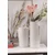Aberto Design Vaza LCA0035, 19x16x31 cm, Bela