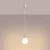 Sollux SL.1719 - Luster na sajli HALO 1xG9/8W/230V prečnika 12 cm krem