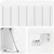 TV ormar za zid 98 x 31 x 30 cm Bijela visokog sjaja