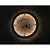 Li-Go 23697/DUB/BAT2 - LED prigušiva sat sa senzorom LED/1xAA, prečnika 32 cm, hrast