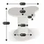 shumee PASCAL Klubska mizica 60 cm bela moderna