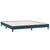 Vidaxl posteljni okvir brez vzmetnice temno modra 200x210 cm žamet