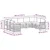 Set vanjskih sofa 7 pcs Bijela i Antracit 304 x 128,5 x 73 cm