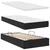 Krevet s od storage s madracem Crna 90 x 190 cm Baršun
