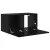 Set TV komoda 3 pcs Crna 60 x 30 x 30 cm Konstruirano drvo
