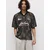 Pull&Bear Majica STWD ALPHA SQUARE SPORTS bež/temno rjava/roza