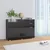 Komoda visoki sjaj crna 107x35x80,5 cm