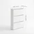 HANAH HOME Cipelarnik Bilbao White