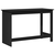 Stol Crna 112 x 50 x 75 cm Čvrsto borovo drvo
