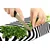 shumee Steklene ploe rezalne ploe 52x30 Stripes