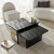 Hanah Home Set klub stolova Luna, 2 komada, Crna