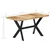 vidaXL Jedilna miza 140x70x75 cm trden robusten mangov les