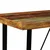 Barski Stol od Masivnog Obnovljenog Drva 120x60x107 cm