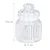 Northix Set 6 steklenih kozarcev 700 ml z nepredušnim pokrovom