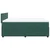 Vidaxl Box spring postelja z vzmetnico temno zelena 140x200 cm žamet