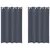 Zavjese za blackout s prstenovima 2 pcs Antracit 175 x 140 cm