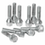 SUMEX Set 2 Distancera i 8 Šrafova Za Točkove, Za Mercedes, Sa 5 Rupa, 12mm, M14, 5x112x66.6, Srebrni