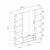 Hanah home Ormar Kale 180x190x52cm Crni