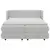 Boxspring Krevet Elodie 160/200 cm , svetlosiva
