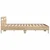 Vidaxl Konstrukcija postelje z LED Sonoma 193 x 203 cm Konstruiran les