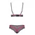 Sexy set 2-delni Tulia crne boje - S/M