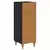 Ormar s ladicama Crna 33 x 34,5 x 90 cm Konstruirano drvo