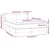 Vidaxl Box spring postelja z vzmetnico temno rjav 140x190 cm blago