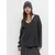 Pull&Bear Pulover temno siva