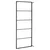 Stalak za ručnike crni 45 x 10 x 115 cm čelični